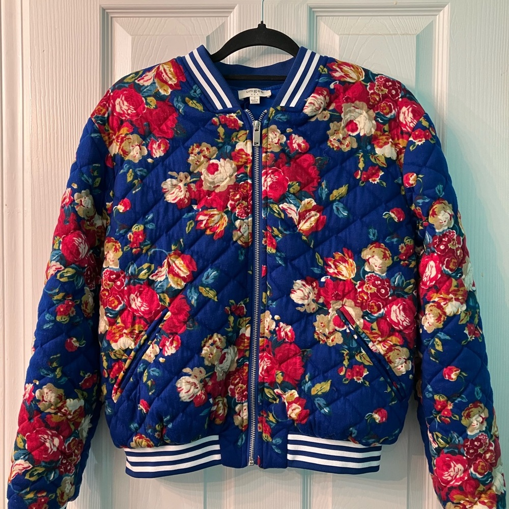 Umgee women’s quilted bomber jacket size S